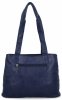 Torebka Damska typu Shopper Bag firmy Hernan Ciemno Granatowa